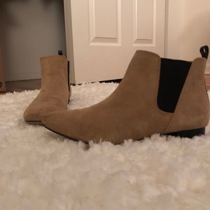 J. Crew tan ankle boots